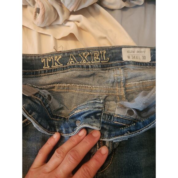 AXEL Jeans Size 34 Mens Denim Slim Bootcut Streetwear - Picture 4 of 4